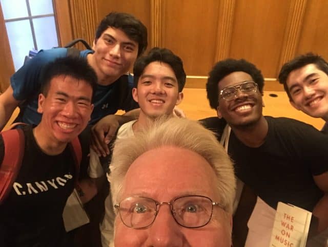 With members of the Yale Symphony (2023)