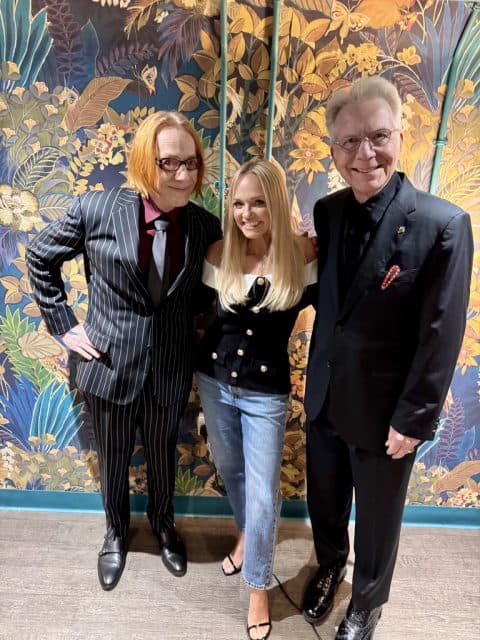 With Danny Elfman and “Baby Spice” (Emma Bunton) – Wembley—London (2024)