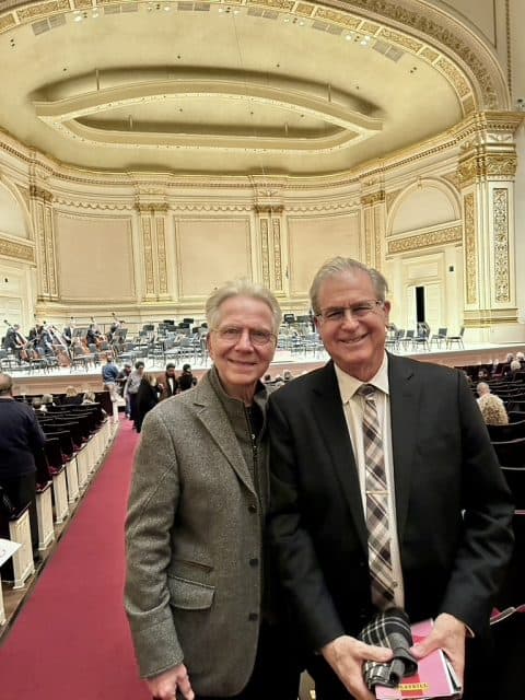 With Leslie Korngold in Carnegie Hall (2024)