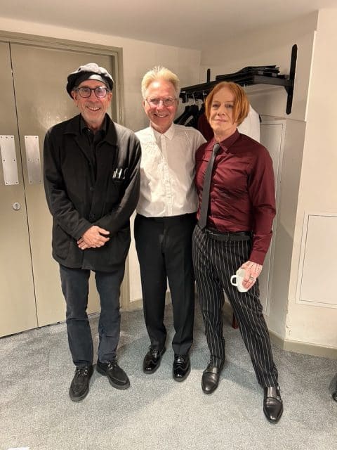 With Tim Burton and Danny Elfman at Royal Albert Hall (2023)