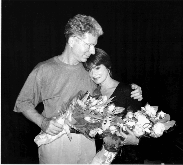 With Patti LuPone after one of her many concerts with the Bowl Orchestra. (Photo: D/ Dietz)
