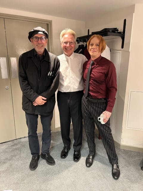 John with Tim Burton and Danny Elfman