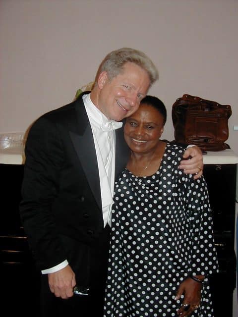 w/ "Mama Africa," Miriam Makeba